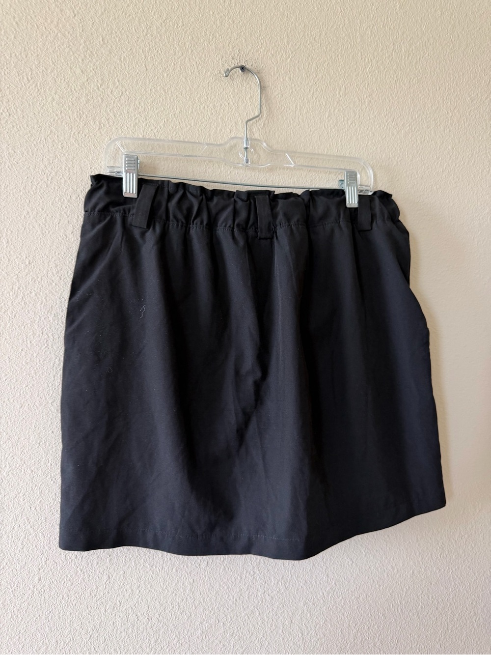 RBX Black Active Mini Skirt with Elastic Waist